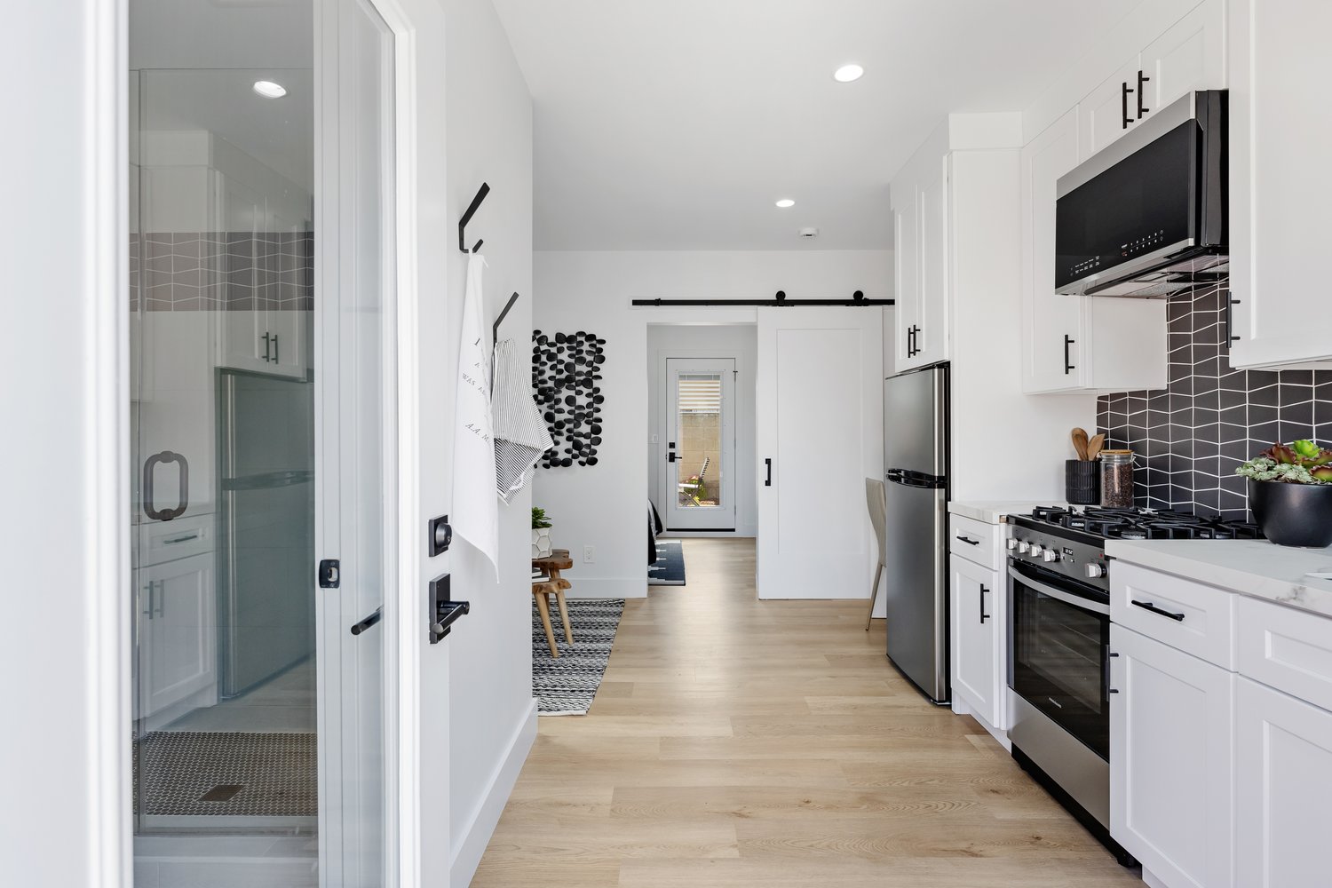 Kitchen in an ADU build