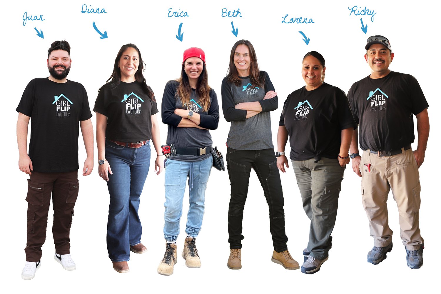 The Girl Flip Construction team